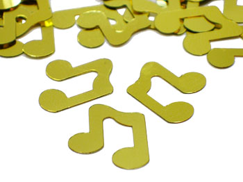 Gold Music Note Confetti